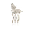 LOVEF 1Pair Delicate Retro Elegant Butterfly Hair Pin Clip Cuff Claw Side Comb, Siver/Gold