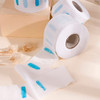 ericotry 2Rolls Disposable Barber Neck Strips Hairdressing Stretchy Neck Paper Wrap Barber Accessories for Salon Barber Shop Hair Cutting Styling (Wh