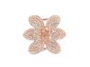Allure Women's Rose Gold Jaw Clip, Hair Clip, Small