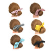 6 Colors Bow Hair Scrunchies Elastic Hair Ties Ponytail Holder Scrunchies for Women Accessories