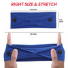 ABAMERICA Headbands with Button for Mask, Wide Nurses Headbands Non Slip Elastic Ear Protection for Women Men Doctors Sweatband Head Wrap