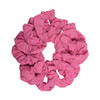 12 Pack Solid Hair Ties Scrunchies (Pink)