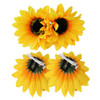Sunflower Hair Barrettes Hair Clips for Women Girls Daisy Alligator Hair Clips for Teen Girls Summer Beach Hair Pins 4pcs