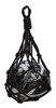 L. Erickson Narrow Grab & Go Pony Ball, Black Metallic, Set of Thirty - Exceptionally Secure with Gentle Hold