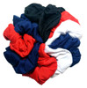 Cotton Scrunchie Set, Set of 10 Soft Cotton Scrunchies (Classic Colors)