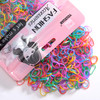 Youxuan Kids Elastics No Damage Colored Hair Bands Fashion Girls Hair Ties 1000 Count Small Size