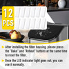 12PCS Air Fryer Filters, Suitable for the Instant Vortex Plus 6 Quart Air Fryer With a Filtration System, Effective at Removing Odors, Compatible Wit