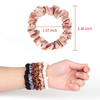 18 Pieces Silk Hair Scrunchies Silk Hair Tie Elastic Ponytail Holders for Women Girls Hair Accessories (004)