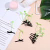 Garneck 10pcs Bean Sprout Hair Clip Plant Grass Hair Accessories Kids DIY for School Home Party