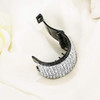 Crystal Eleven-row Rhinestone Ponytail Hair Ring for Long Hair Horsetail Buckle Simple Hair Ties Ponytail Hair Cuff Hair Bands