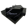 Rosemarie Collections Women's Classic Style Double Row Crystal Rhinestone Locking Hair Clip Barrette, 3" (Multicolor)