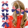 4th of July Hair Bows Clips Patriotic Hair Claws USA Flag Hairpins for Kids and Girls American Star Hair Accessories for Independence Day Memorial Da