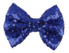 Love Fairy Girl's Lovely Fashion Bow Hairpin Sequins Hair Clip for Daily Life Travel Party Festivals (Sky Blue)