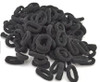 144pcs Soft Hair Elastics, Small Ponytail Holders & Hair Accessories Set for Girls, Toddlers, & Women - Ouchless Bands, Mini Ties & More! (Black & Wh