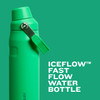 Stanley IceFlow Fast Flow Water Bottle 24 oz | Angled Spout Lid | Lightweight and Leakproof for Travel and Sports | Insulated Stainless Steel | BPA-F