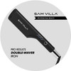 Sam Villa Pro Results Double-Barrel Hair Waver Iron with Variable Temperature Settings 1 Count (Pack of 1)