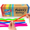 IMPRESA Monkey Noodles Fidget Toys for Focus & Calm - Multicolor, 12 x 3 x 0.75 in - 5 Pack Sensory Stretchy String Fidgets for Kids & Toddlers 3+