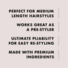 Hanz de Fuko Hybridized Wax  Medium Hold, Satin Shine  Mens Hair Styling Wax, 2 oz
