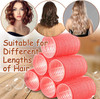 Jumbo Hair Rollers, 6 Packs Large Rollers For Hair, Self Grip Salon Hairdressing Curlers, Hair Curlers Sets, DIY Curly Hairstyle, Colors May Vary, (3
