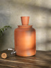 Village Decor Terracotta Water pot With Lid,Glass & 304 Stainless Steel tap |Preseasoned Terracotta Mud(Capacity 6000 ml / 202 oz)