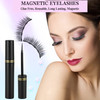 Magnetic Eyelashes and Eyeliner Kit, 12 Pairs Reusable Magnetic Lashes with Eyeliner and Tweezers, 3D Natural Look False Eyelashes, Easy to Wear, No