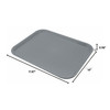 Carlisle FoodService Products Fast Food Cafeteria Tray 14" x 18", Durable Polypropylene with Slip-Resistant Surface, Stackable for Cafes and Schools,