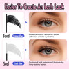 BEPHOLAN Lash Bond and Seal, DIY Eyelash Extension Bond & Seal, Lash Glue Mascara Infused with Biotin & Vitamin ESuper Strong Hold & Latex Free, Sui