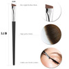 Fine Angled Eyeliner Brush, JASSINS Ultra thin Precision EyeLiner Makeup Brushes Set, Fine Point Eyeliner Brush, Synthetic Bristles Eye Makeup Tool (