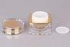 ericotry 1PCS 1oz 30g Upscale Empty Refillable Acrylic Cosmetic Cream Lotion Sample Bottles Jars Pot Container With Screw Lid and PP Liner Plastic St