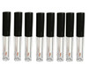 mollensiuer 8Pcs 2ml Refillable Empty Plastic Clear Eyeliner Vials Tubes Eyelash Growth Oil Mascara Tube Bottle Cosmetic Container with Plug and Brus