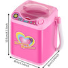 Hsei Mini Washing Machine Makeup Brush Cleaner Plastic Electric Automatic Washing Machine Sponge Cleaner for Ladies