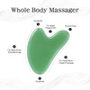 Gua Sha Facial Tools Guasha Tool Gua Sha Jade Stone Manual Massage Sticks for Jawline Sculpting and Puffiness Reducing for Face Body Tensions Reduce