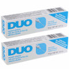 DUO Eyelash Glue  Clear Lash Adhesive for Strip Lashes, Long-Lasting and Waterproof, 0.5 oz, 2 Pack