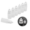 Jespeker 50 PCS 10ml Plastic Dropper Bottle Drop Bottles Empty Squeezable Eye Liquid Essential Oil Squeeze Bottle Small Dropper Refillable Containers