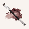 The Arc Brush | Winged eyeliner & cut crease brush, curved and precise, dual-ended, soft vegan bristles, Woosh Beauty