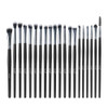 MSQ Eyeshadow Brushes Set 20pcs Makeup Eye Brushes Eyeshadow Blending Brush Eyebrow Eyeliner Lip Brush Beauty Brushes-Black