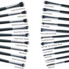MSQ Eyeshadow Brushes Set 20pcs Makeup Eye Brushes Eyeshadow Blending Brush Eyebrow Eyeliner Lip Brush Beauty Brushes-Black