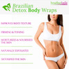 Brazilian Belle Detox Clay Body Wraps for Body Firming & Skin Tightening  Anti-Cellulite Stomach Wraps with Bentonite Clay & Aloe Vera  Complete Fi