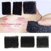 MEICOLY Stipple Sponge Halloween Bruise Makeup,SFX Blood Scar Stubble Wound Cosplay,Art Shaping Special Effects,3pcs,Black