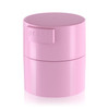 Buqikma Eyelash Glue Storage Container, Pink Sealing Extension Eyelash Glue Jar Storage Tank with Bottom Sealed Adhesive Stand Activated Storages for