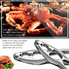 Crab Leg Crackers and Tools - Lobster Crackers and Picks Set Shellfish Crab Claw Cracker Stainless Steel Seafood Crackers & Forks - lobster tools for