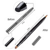 Retractable Lip Brush Concealer Makeup Dual End Travel Size Lipstick Brush With Cap