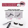 i-Envy by KISS Super Strong Hold Eyelash Adhesive Waterproof, Long-Lasting Strip Lash Glue, Natural-Looking Allergy & Latex Free with Brush Applicato