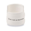 Mud Pie Give Me A Squeeze Sponge Caddy, 3" x 3", White