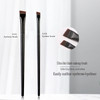 6 Pieces Eyeliner Brush Set Flat Bent Eye shadow Brushes Suit Wet Powder Liquid Gel Eyebrow Comb