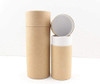 Empty Kraft Paper Jar Tube Cardboard Boxes,Essential Oil Bottle Packaging Box Gift Paper Tube Packing Box With Lid Round Paper Cardboard Boxes,5pcs (