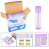 Lip Balm Container Tubes - 50-Pack - DIY - Purple - 3/16 Oz (5.5 ml) - Including 50 Writeable (Purple) & 50 Printed Lip Balm Stickers - Twist Mechani