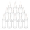 TRENDBOX 2oz / 60ml Hair Color Applicator Bottles Pointed Mouth Top Cap Bottles Twist Cap for Essential Oils, Liquid - 12 Pack