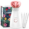 Colorfarm Facial Steamer Nano Ionic: Face Steamer Deep Cleaning Unclogs Pores - Humidifier Hot Mist Home Sauna Spa for Women Men Sinuses Moisturizing