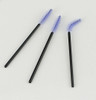 Yueton Pack of 100 Disposable Eyelash Brushes Wands Mascara Applicator (Black+Light Purple)